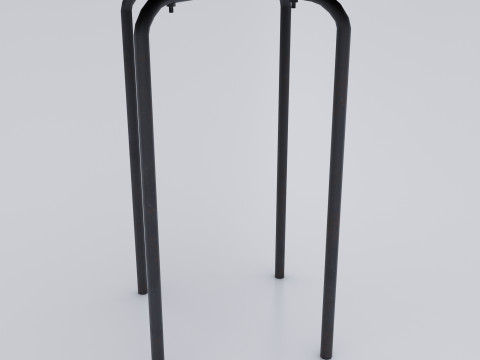 Old dirty stool Modelo 3D