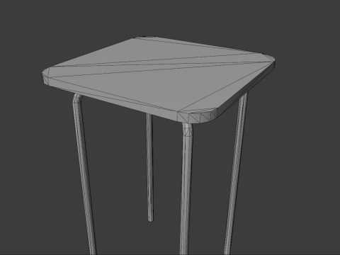 Old dirty stool Modelo 3D