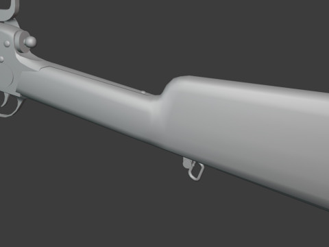 Colt 1855 revolving rifle 3D Model