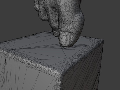 Foot Sculpture 3D Модель