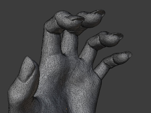 Hand Sculpture Model 3D