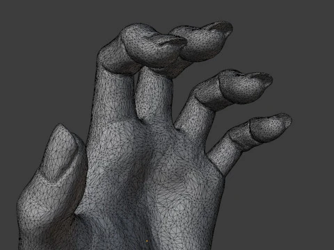 Hand Sculpture 3D Model