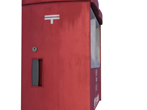 Japanese Mail Post 3D Model