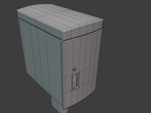 Japanese Mail Post 3D Model