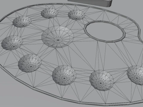 Pacchetto materiali artistici Modello 3D