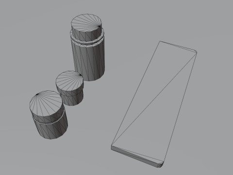 Art Supplies Pack 3D 모델