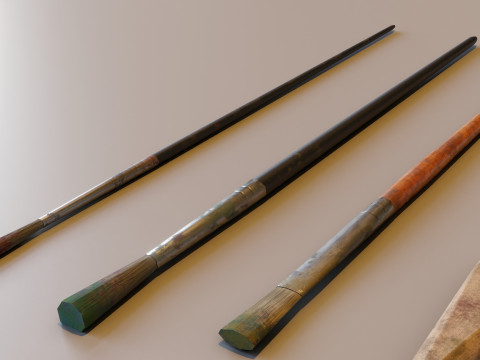 Art Supplies Pack 3D 모델