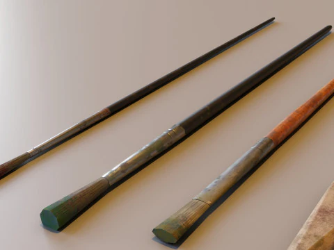 Pacchetto materiali artistici Modello 3D