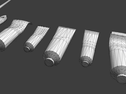 Pacchetto materiali artistici Modello 3D