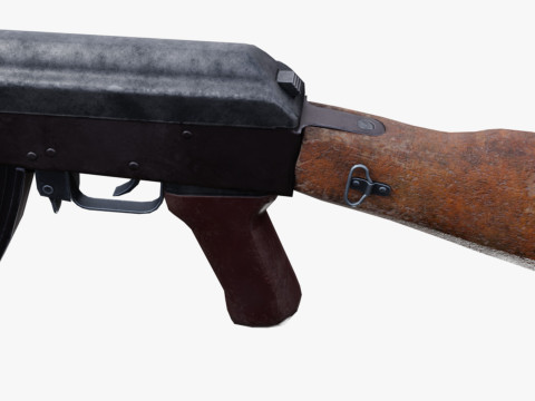 Old AK 47 Model 3D