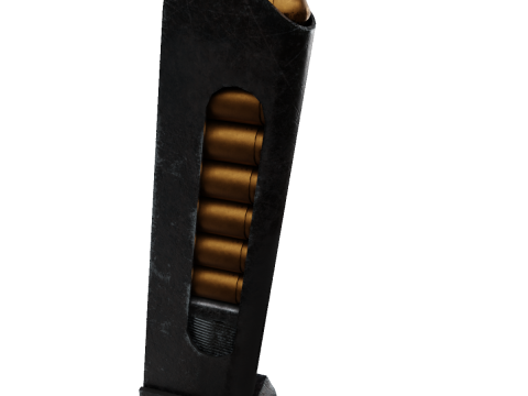 Old worn out Makarov Pistol 3D Model