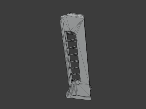 Old worn out Makarov Pistol 3D Model