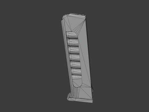 Old worn out Makarov Pistol 3D Model