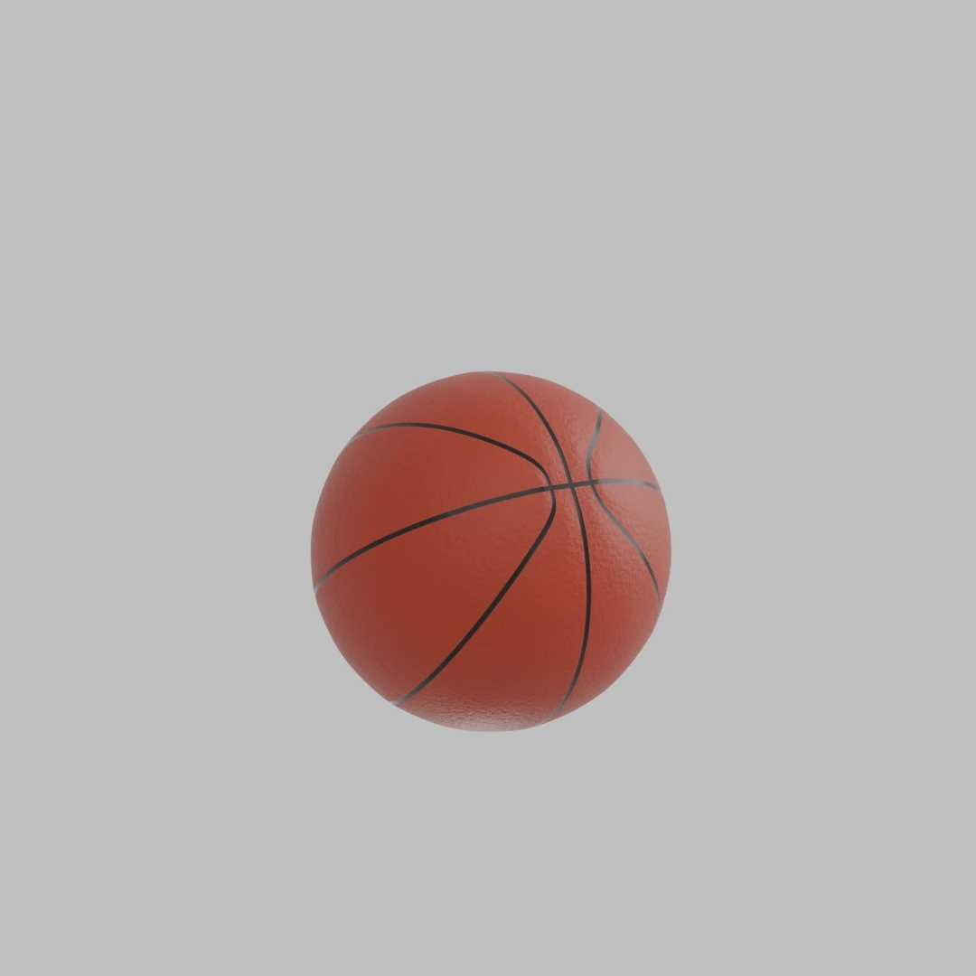 Basketball ball 3D Model .c4d .max .obj .3ds .fbx .stl .blend