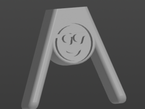 Easel stand for nendoroid Model Cetak 3D