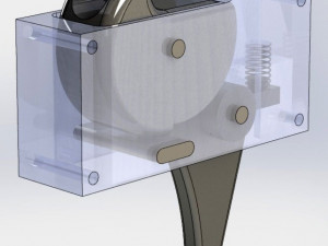 Trigger for toy crossbow 3D Print Model