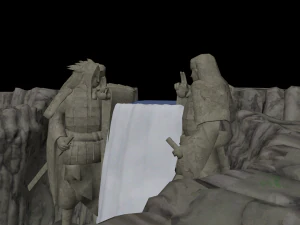 Tal des Endes Anime Naruto 3D Modell