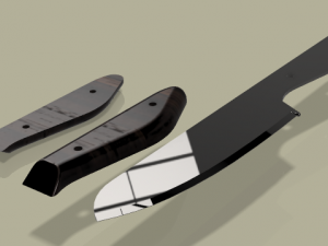 Knife 3D Model