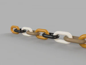 链 3D 模型