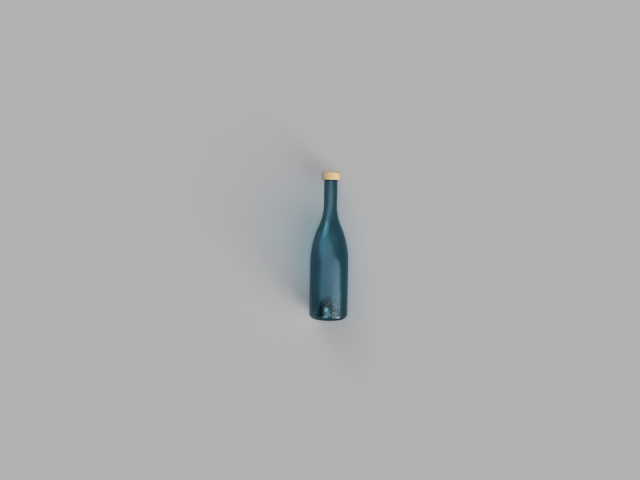 Bottle Model 3D .c4d .max .obj .3ds .fbx .stl .blend 