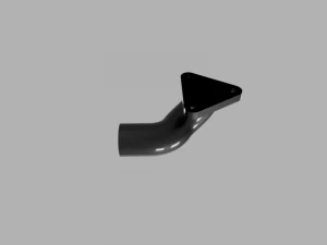 Twisted Pipe 3D Model