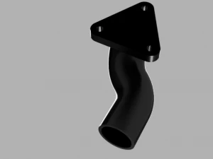Twisted Pipe 3D Model