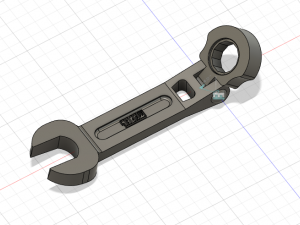 Flat-Head Wrench 3D Модель
