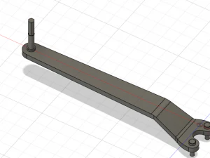 Grinder Key 3D Model