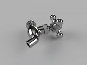 Water Tap 3Dモデル