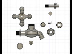 Water Tap 3Dモデル