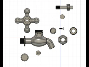 Water Tap 3D Model