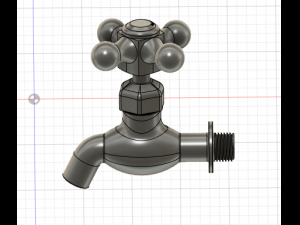 Water Tap 3Dモデル