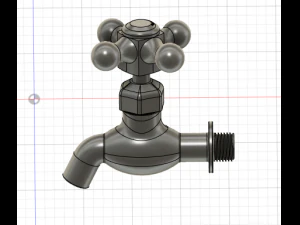 Water Tap 3D Model