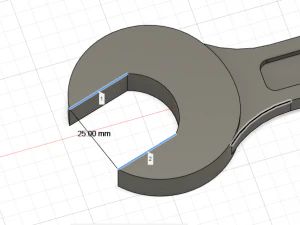 Key 25mm 3D Model