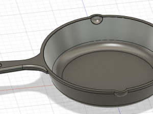 Frying Pan Modello 3D