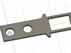 CNC Door Key Model 3D