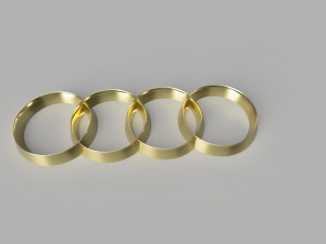 Audii Logo 3D Model