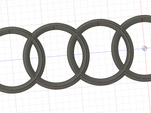Audii Logo 3D Model