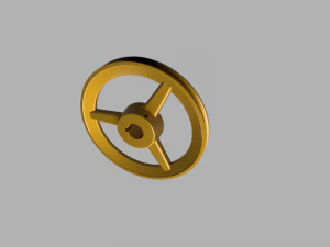 Polia de corda Modelo 3D