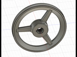 Polia de corda Modelo 3D