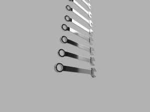 Wrench Set 3D Model