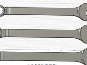Wrench Set 3D Model