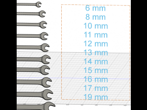 Wrench Set 3D Модель