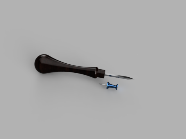 Drawing Pin Ice Crusher 3Dモデル .c4d .max .obj .3ds .fbx .stl .blend 