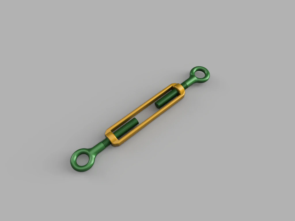 Screw Connector 3D Model .c4d .max .obj .3ds .fbx .stl .blend 