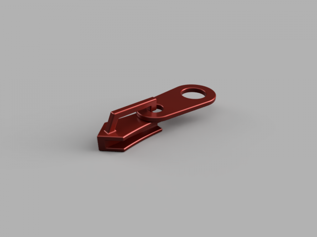 Zipper 3D Модель .c4d .max .obj .3ds .fbx .stl .blend 