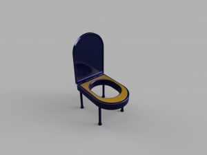Portable Toilet 3D मॉडल