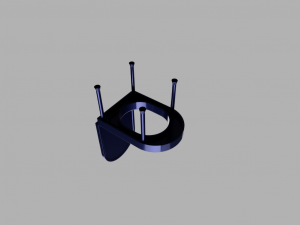 Portable Toilet Model 3D
