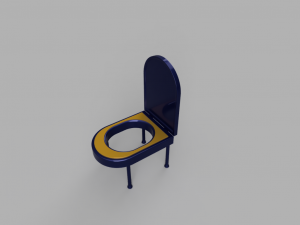 Portable Toilet Model 3D