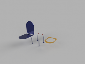 Portable Toilet Model 3D